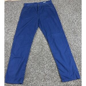 Avirex USA Size 33 Pants  New York NY Blue 5 Pockets‎ Button Up Styled In Italy